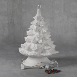 14" Lighted Tree w Base - Pre-Order